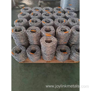 galvanized and stainless steel barbed wire